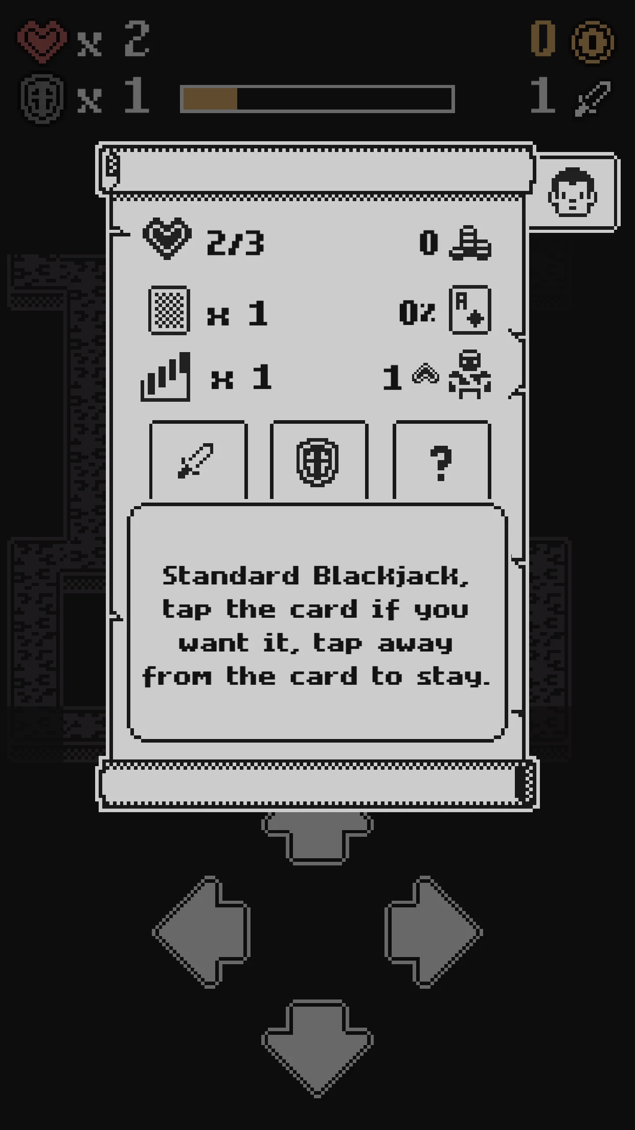 RogueJack: Roguelike BlackJack screenshot